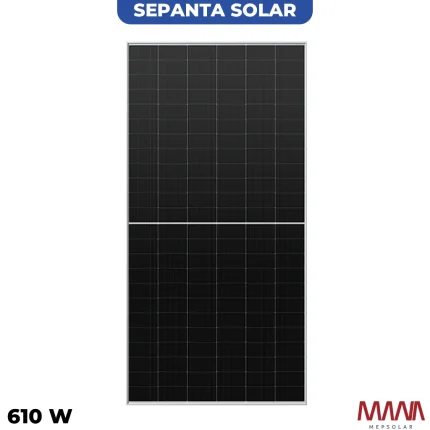 پنل خورشیدی 610 وات مونوکریستال MANA ENERGY