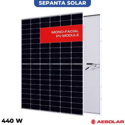 پنل خورشیدی 440 وات مونوکریستال AE SOLAR