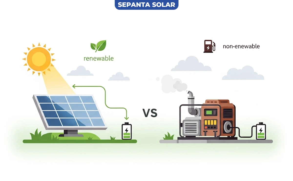 پنل خورشیدی بهتره یا موتور برق ؟ - مقایسه کامل پنل خورشیدی و موتور برق