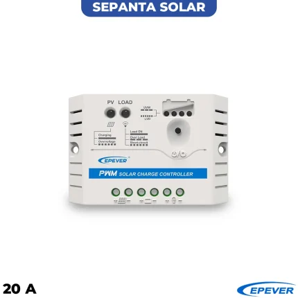 شارژ کنترلر 20 آمپر (12-24) ولت مدل LS2024EU سری PWM برند EPEVER